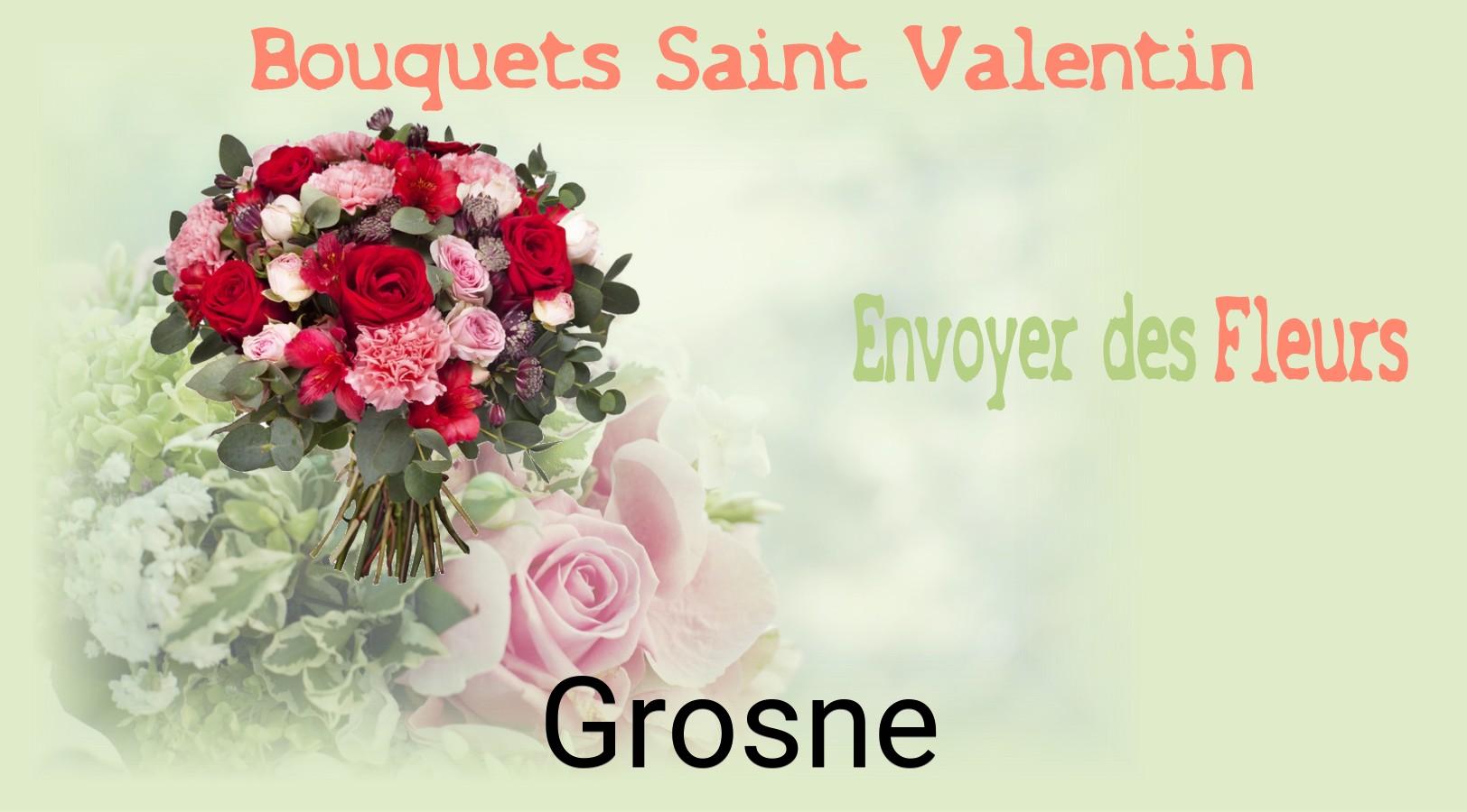 Roses de Saint-Valentin livrées à Grosne